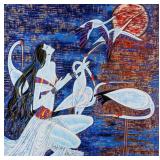 TING SHAO KUANG American b.1939 Serigraph