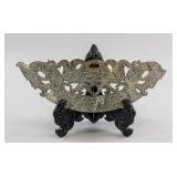 Chinese Spinach Archaistic Jade Carved Dragon Disk