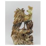 Chinese Old Jade Carved Rooster Statue