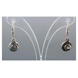 Silver Cubic Zirconia Earrings RV $160
