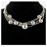 925 Silver Ball Necklace