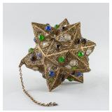Chinese Gilt Star Polygon Hanging Decoration