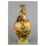 Chinese Famille Rose Porcelain Vase Qianlong MK