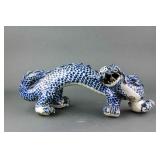 Chinese Blue & White Porcelain Dragon Qing Period