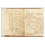 2 Marriage Certificates & 3 Slavery Manuscripts