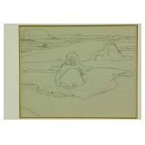 FRANZ JOHNSTON Canadian 1888-1949 Pencil on Paper