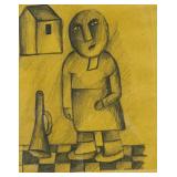 CARLO CARRA Italian 1881-1966 Pencil on Paper
