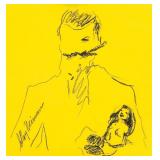 LEROY NEIMAN US 1921-2012 Ink WC Femlin PROVENANCE