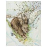 DORI LEISINGER Canadian 1925-2011 Watercolor