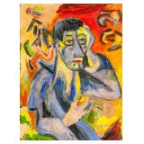 ERNST KIRCHNER German 1880-1938 Gouache on Board