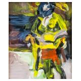 FRANK AUERBACH German b.1931 Gouache Portrait
