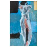 NICOLAS DE STAEL Gouache on Paper Abstract Body