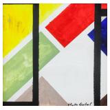 THEO VAN DOESBURG Dutch 1883-1931 Oil on Canvas