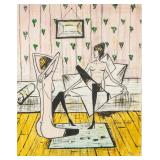 Modern French Painting 1928-199 OOC Nude Figures