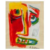BENGT LINDSTROM Swedish 1925-2008 Oil on Paper