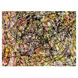 JACKSON POLLOCK American 1912-1956 Oil Paper