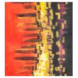 NORMAN LEWIS American 1909-1979 OOC Abstract