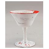 CY TWOMBLY American 1928-2011 Gesso Wine Glass
