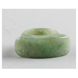 Burma Green Jadeite Carved Archer