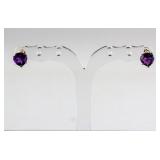 3.20ct Amethyst Earrings CRV $425