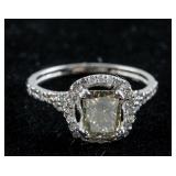 1.23ct Diamond & 0.40ct Diamond Ring CRV $10800