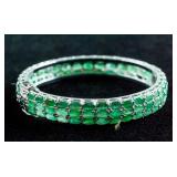 15.0ct Emerald Bangle CRV $3050