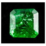7.0ct Natural Colombia Emerald with Certificate