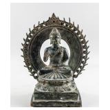 Chinese Bronze Cast Shakyamuni Buddha Statue