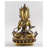 Chinese Bronze Cast Vajrasattva Statue