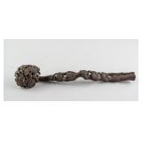 Chinese Fine Wood Carved Ruyi Pine Scepter