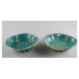 Pair of Chinese Famille Verte Porcelain Bowl Mark