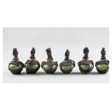 Six Assorted Chinese Porcelain Medicine Pots