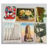 8 Assorted Old Canadian and American Postcards