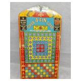 Vintage gambling punch board