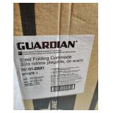 Steel folding commode