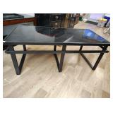 Glass top coffee table 18.5x 47x23