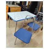 Kids two chairs and table