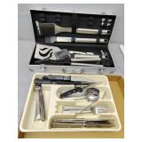 BBQ tool set and flatware