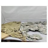 Military color T-shirts and army coveralls