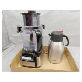 Food processor and thermos
