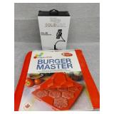 Burgermaster and smartphone holder