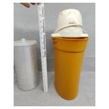 Plastic ice cream maker works