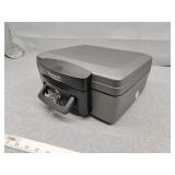 Small safe has key