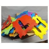 Alphabet foam