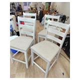 Set of four bar height chairs nice shape