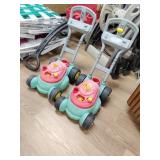 Two kid bubble mowers