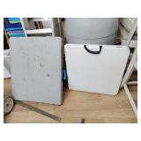 5 ft and 4 ft folding tables