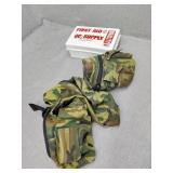 First aid kit and camo belt storage