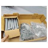 Pole barn screws and probably concrete screws