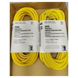 Two new 25-ft extension cords